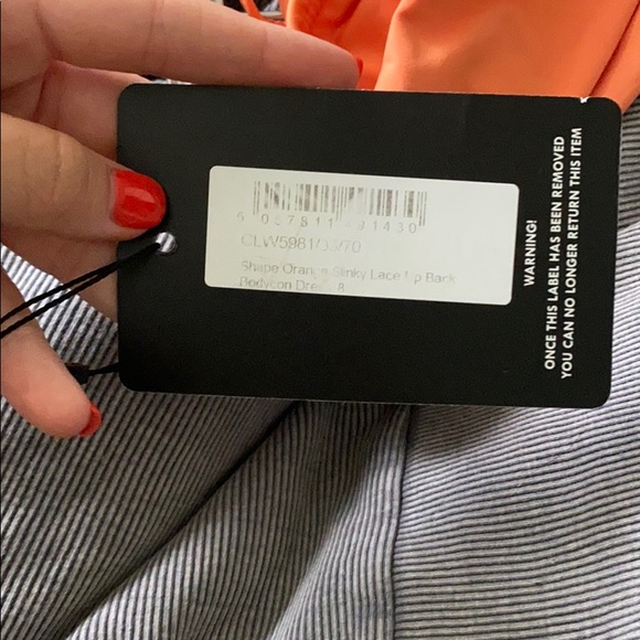 Slinky Lace Up Back Bodycon Dress - Picture 3 of 4